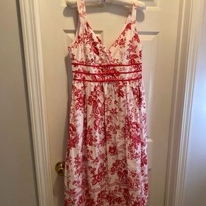 Sun Dress Sleeveless Cotton Lined  Summer Wedding Date Night Vacation Honeymoon